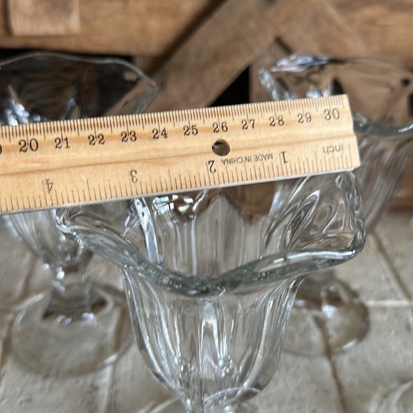 Vintage style soda fountain glasses set of 4 (33?) - Picture 4 of 7